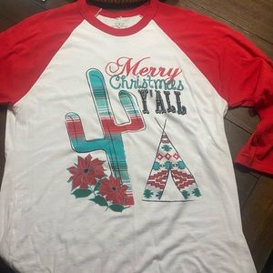 Women western Christmas shirt
